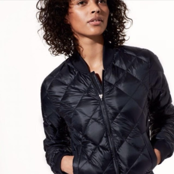 Navy TNA Bomber Puff | Aritzia - Picture 1 of 7
